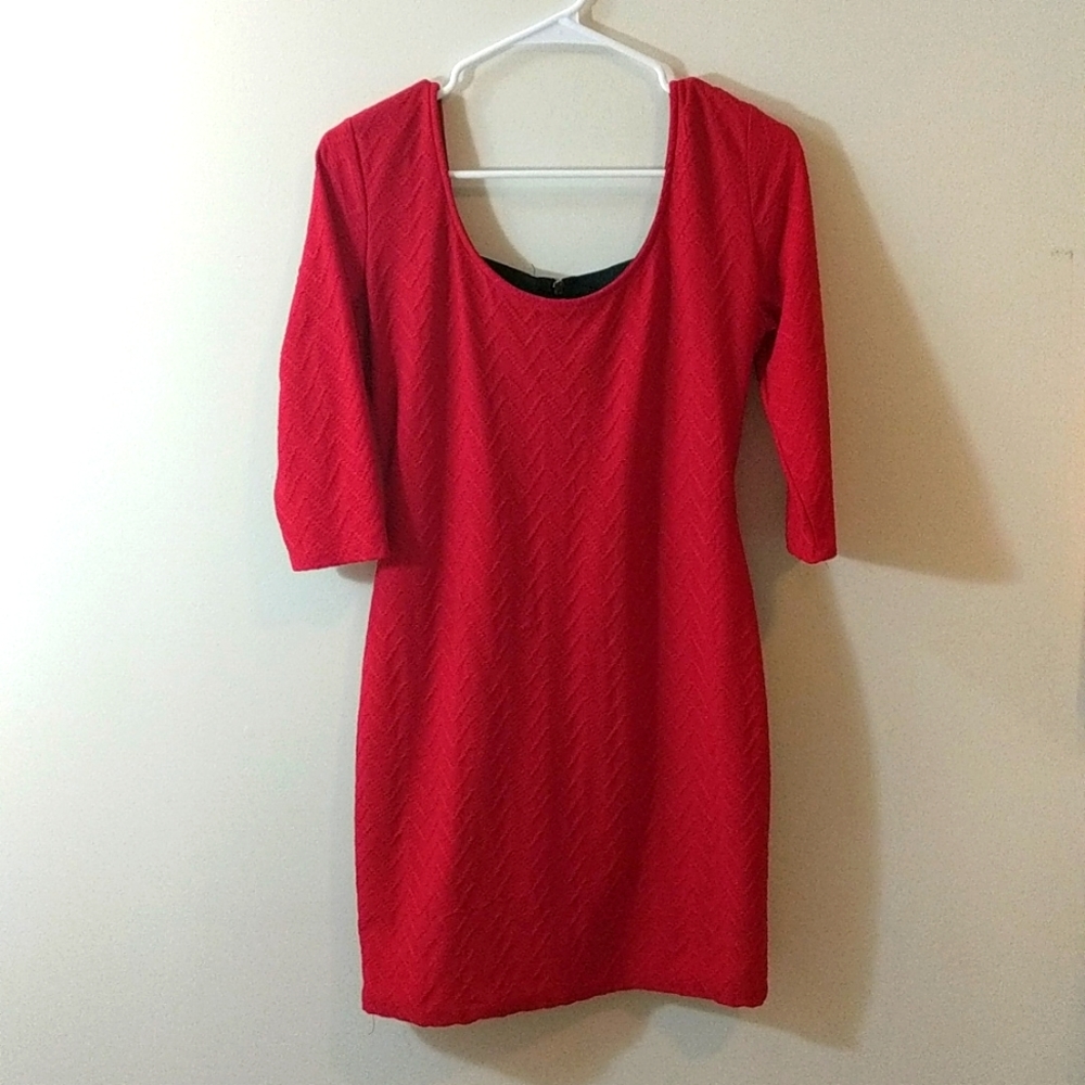 3/$23 Sexy Red Dress Black Back